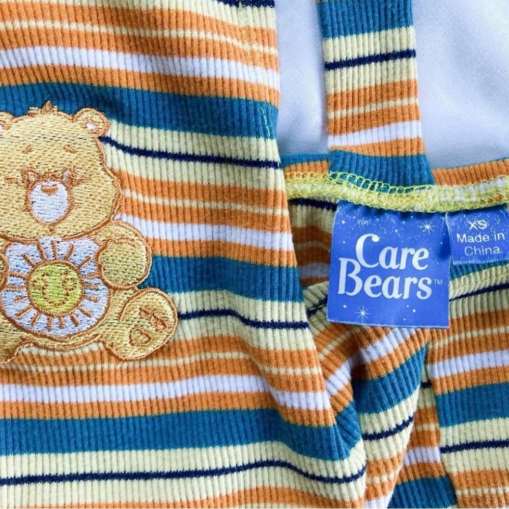 Care Bears Blue and Orange Striped Tank Top